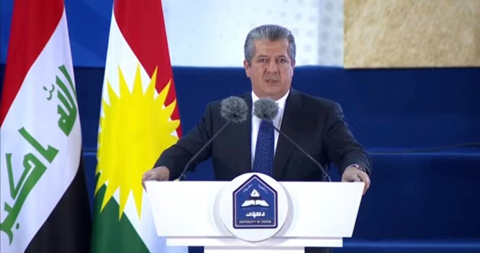مسرور بارزاني: اتخذنا خطوات جيدة في علاقاتنا مع الحكومة الاتحادية والخلافات تتجه نحو الحل
